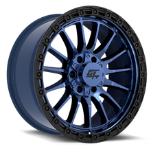 Load image into Gallery viewer, GT3034200916129 - GT Offroad Renegade 20X9 6X135 / 6X139.7 ET 12mm Midnight Blue with Black Ring - GT Offroad Wheels Canada