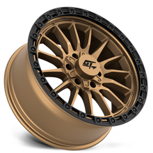 Charger l'image dans la galerie, GT30211809120126 - GT Offroad Renegade 18X9 5X127 / 5X139.7 ET -12mm Matte Bronze with Black Ring - GT Offroad Wheels Canada