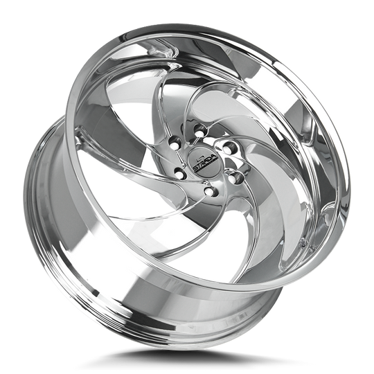 C05051435C - Strada Street Classics C05 Retro 5 20X8.5 5X114.3 35mm Chrome - Strada Street Classics Wheels Canada