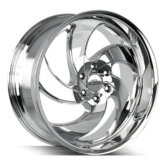 C05052035C - Strada Street Classics C05 Retro 5 20X8.5 5X120 35mm Chrome - Strada Street Classics Wheels Canada
