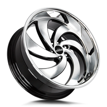 Charger l'image dans la galerie, C06400015GBM - Strada Street Classics C06 Retro 6 24X10 BLANK 15mm Gloss Black Machined - Strada Street Classics Wheels Canada