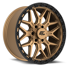 Load image into Gallery viewer, GT31212010191811 - GT Offroad Revolt 20X10 8X180 ET -18mm Matte Bronze with Black Ring - GT Offroad Wheels Canada