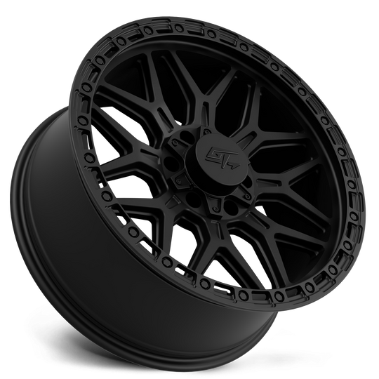GT31022010181811 - GT Offroad Revolt 20X10 8X165.1 ET -18mm Matte Black - GT Offroad Wheels Canada
