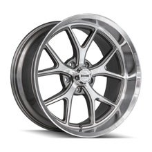 Load image into Gallery viewer, 661-8961GGD - Ridler 661 18X9.5 5X120.65 /  ET 0mm Gloss Grey with Diamond Cut Face And Lip - Ridler Wheels Canada