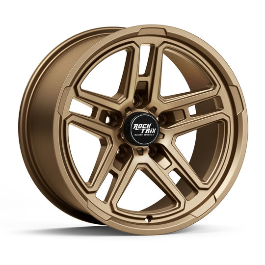V10125 - Rocktrix RT108 17X9 5X127 -12mm Bronze - Rocktrix Wheels Canada