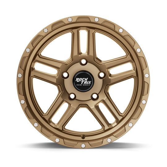 V10128 - Rocktrix RT109 17X9 5X127 -12mm Bronze - Rocktrix Wheels Canada