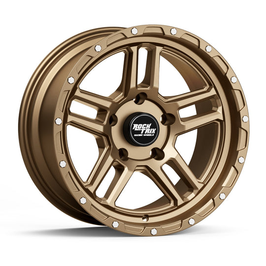 V10128 - Rocktrix RT109 17X9 5X127 -12mm Bronze - Rocktrix Wheels Canada