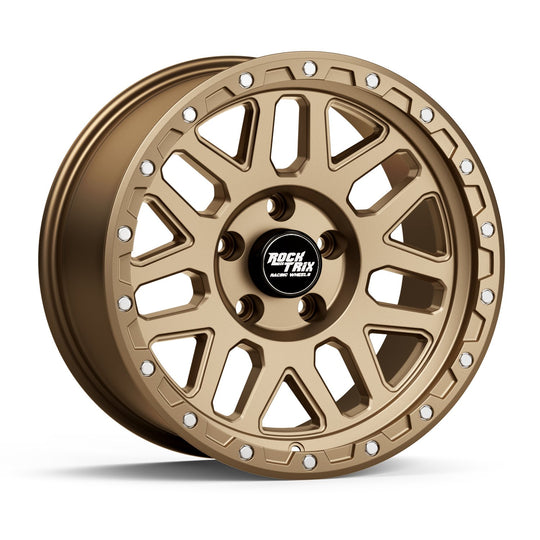 V10131 - Rocktrix RT110 17X9 5X127 -12mm Bronze - Rocktrix Wheels Canada