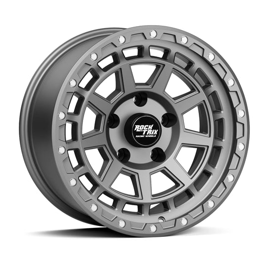 V10262 - Rocktrix RT114 17X9 5X127 -12mm Gunmetal - Rocktrix Wheels Canada