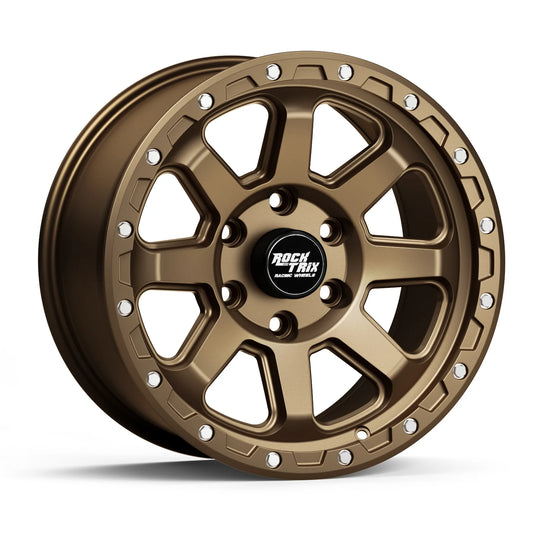 V10191 - Rocktrix RT116 17X9 5X127 -12mm Bronze - Rocktrix Wheels Canada
