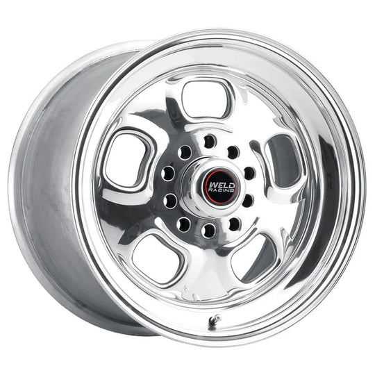 93-54342 - Weld Racing Rodlite 15X4 5X114.3 / 5X120.65 ET -16mm Polished - Weld Racing Wheels Canada