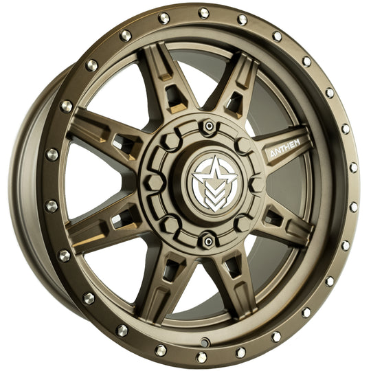 A817178585050D - Anthem Rogue 17X8.5 8X165.1 0mm Bronze - Anthem Wheels Canada