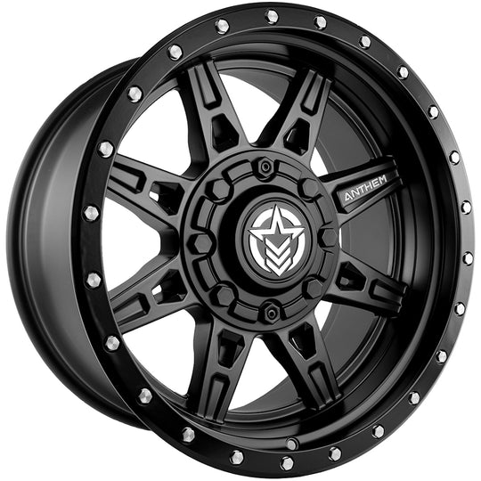 A814179085045D - Anthem Rogue 17X9 8X165.1 -12mm Satin Black - Anthem Wheels Canada