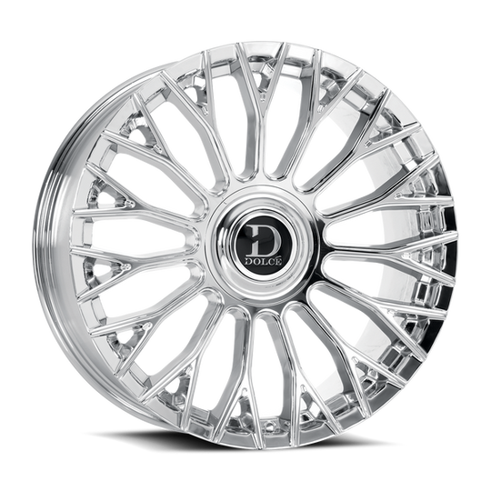 ROMA-229500C - Dolce Luxury Roma 22X9.5 Blank ET 35mm Chrome - Dolce Luxury Wheels Canada