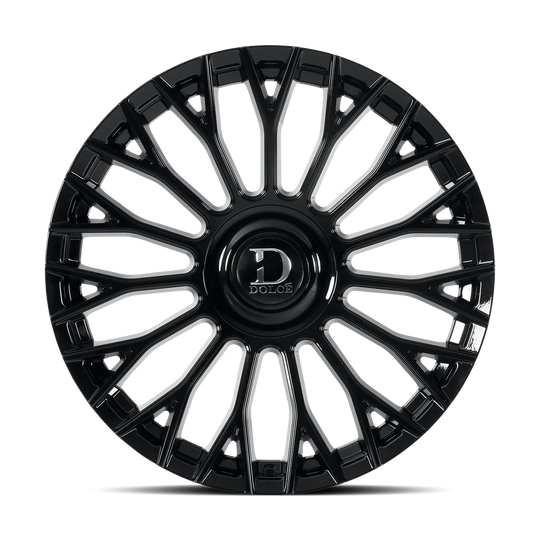 ROMA-241036GB25 - Dolce Luxury Roma 24X10 6X135 / 6X139.7 ET 25mm Gloss Black - Dolce Luxury Wheels Canada