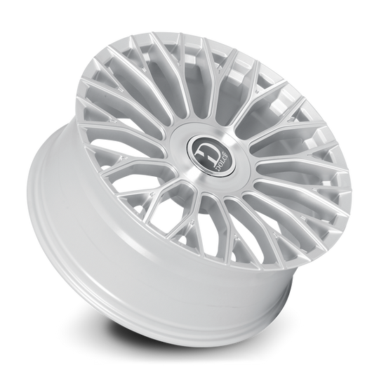 ROMA-229536GSBF - Dolce Luxury Roma 22X9.5 6X135 / 6X139.7 ET 35mm Gloss Sliver Brush Face - Dolce Luxury Wheels Canada