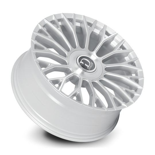 ROMA-2210510GSBF - Dolce Luxury Roma 22X10.5 5X120 / 5X112 ET 35mm Glossy Silver Brush Face - Dolce Luxury Wheels Canada