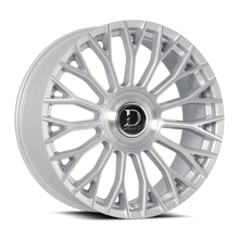 Load image into Gallery viewer, ROMA-229010GSBF - Dolce Luxury Roma 22X9 5X120 / 5X112 ET 30mm Glossy Silver Brush Face - Dolce Luxury Wheels Canada