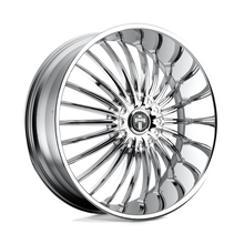 Load image into Gallery viewer, S140249506+15 - DUB S140 Suave 24X9.5 5X115 5X120.65 15mm Chrome Plated - DUB Wheels Canada