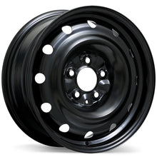 Load image into Gallery viewer, S39-1665-65BN+40C720 - Fast Steel Standard 16X6.5 5X114.3 ET 40mm Black - Fast Steel Wheels Canada