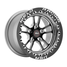 Load image into Gallery viewer, 70MB510W65F - Weld Racing S70 Beadlock 15X10 5X115 ET 25mm Black Center - Polished Shell - Weld Racing Wheels Canada