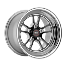 Load image into Gallery viewer, 70HB8050N21A - Weld Racing S70 18X5 5X120 ET -23mm Black Center - Polished Shell - Weld Racing Wheels Canada