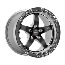 Load image into Gallery viewer, 71MP7110W58F - Weld Racing S71 Beadlock 17X11 5X115 ET -5mm Polished Center - Polished Shell - Weld Racing Wheels Canada