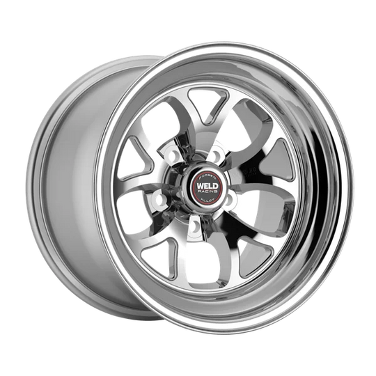 76HP8050A21A - Weld Racing S76 18X5 5X114.3 ET -23mm Polished Center - Polished Shell - Weld Racing Wheels Canada