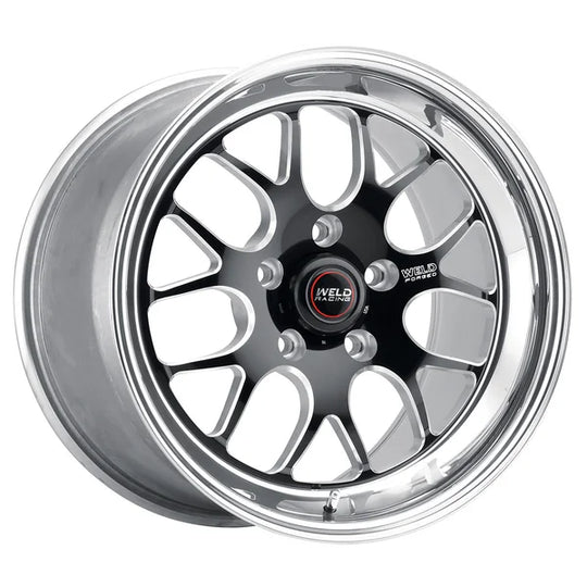 77MB-506A35A - Weld Racing S77 15X6 5X114.3 ET 0mm Black Center - Polished Shell - Weld Racing Wheels Canada
