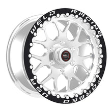Load image into Gallery viewer, 77LP7110X74G - Weld Racing S77 HD Beadlock 17X11 6X127 ET 36mm Polished Center - Polished Shell - Weld Racing Wheels Canada