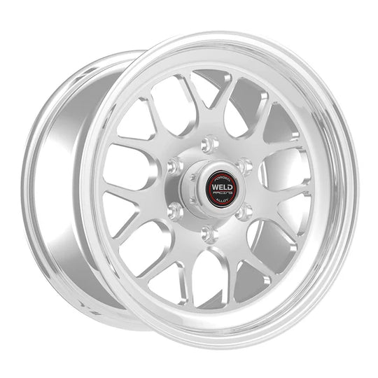 77LP0100E70A - Weld Racing S77 HD 20X10 6X139.7 ET 38mm Polished Center - Polished Shell - Weld Racing Wheels Canada