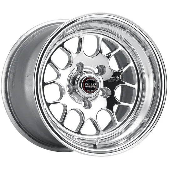 77HP7100C72A - Weld Racing S77 17X10 5X127 ET 43mm Polished Center - Polished Shell - Weld Racing Wheels Canada