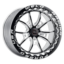 Charger l'image dans la galerie, 80MB7105B83F - Weld Racing S80 Beadlock 17X10.5 5X120.65 ET 65mm Black Center - Polished Shell - Weld Racing Wheels Canada