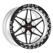 Load image into Gallery viewer, 81LB7110X74F - Weld Racing S81 HD Beadlock 17X11 6X127 ET 36mm Black Center - Polished Shell - Weld Racing Wheels Canada