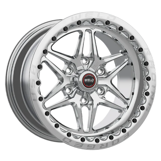 81LP7110X74G - Weld Racing S81 HD Beadlock 17X11 6X127 ET 36mm Polished Center - Polished Shell - Weld Racing Wheels Canada