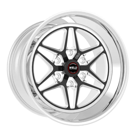 81LB7100X69A - Weld Racing S81 HD 17X10 6X127 ET 36mm Black Center - Polished Shell - Weld Racing Wheels Canada