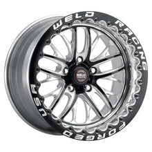 Charger l'image dans la galerie, 82MB7100B83F - Weld Racing S82 Beadlock 17X10 5X120.65 ET 71mm Black Center - Polished Shell - Weld Racing Wheels Canada