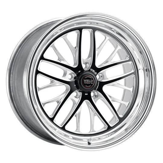 82MB7080A58A - Weld Racing S82 17X8 5X114.3 ET 33mm Black Center - Polished Shell - Weld Racing Wheels Canada