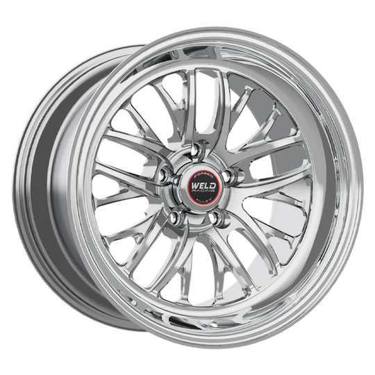 82HP8050N21A - Weld Racing S82 18X5 5X120 ET -23mm Polished Center - Polished Shell - Weld Racing Wheels Canada