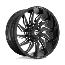 Load image into Gallery viewer, D74420908957 - Fuel Off-Road D744 Saber 20X9 6X135 20mm Gloss Black Milled - Fuel Off-Road Wheels Canada