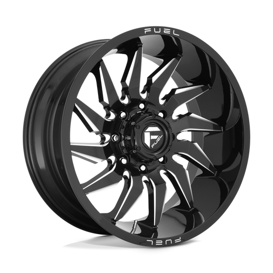 D74420908957 - Fuel Off-Road D744 Saber 20X9 6X135 20mm Gloss Black Milled - Fuel Off-Road Wheels Canada