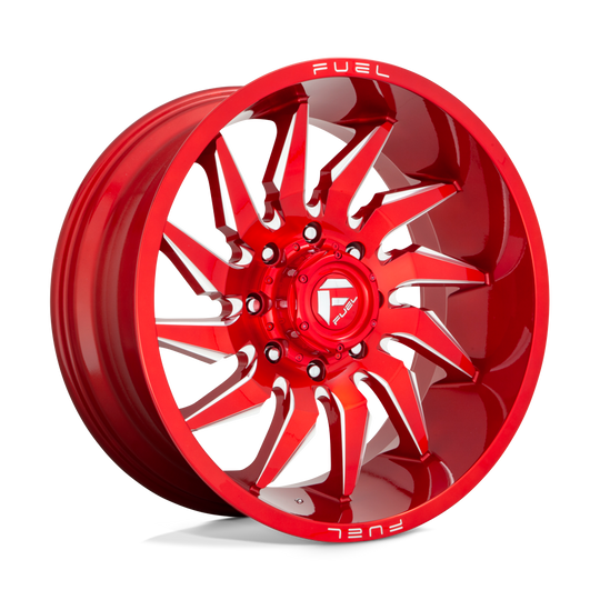 D74522008447 - Fuel Off-Road D745 Saber 22X10 6X139.7 -18 mm Candy Red Milled - Fuel Off-Road Wheels Canada