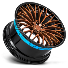 Load image into Gallery viewer, SB1119951384 - Sentali Barrel Forged SB1 19X9.5 5X114.3 38mm Gloss Black Lip / Gloss Bronze Centre - Sentali Barrel Forged Wheels Canada