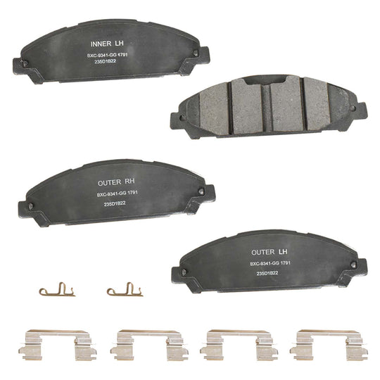 SBC1791 Bendix Premium Ceramic Disc Brake Pads Bendix Canada