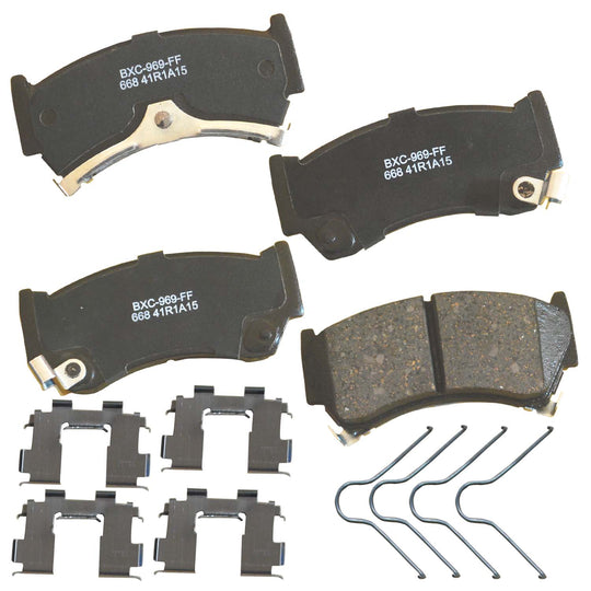 SBC668 Bendix Premium Ceramic Disc Brake Pads Bendix Canada