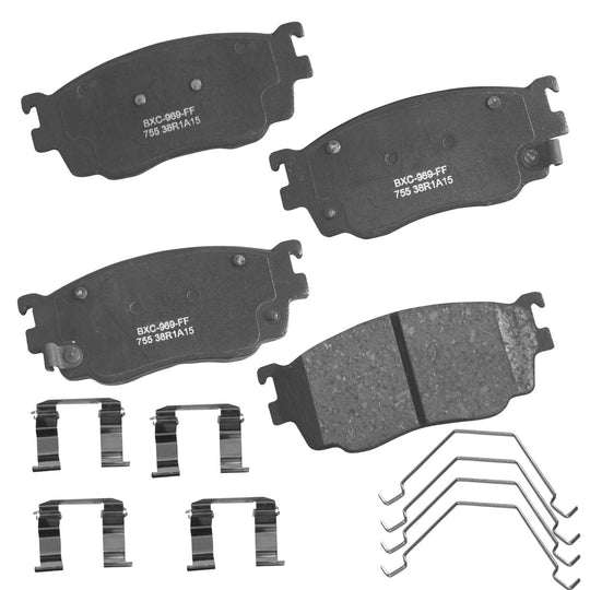SBC755 Bendix Premium Ceramic Disc Brake Pads Bendix Canada