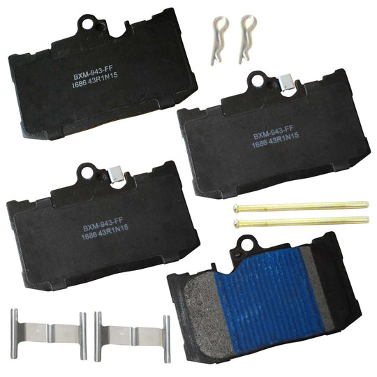 SBM1686 Bendix Premium Semi-Metallic Disc Brake Pads Bendix Canada