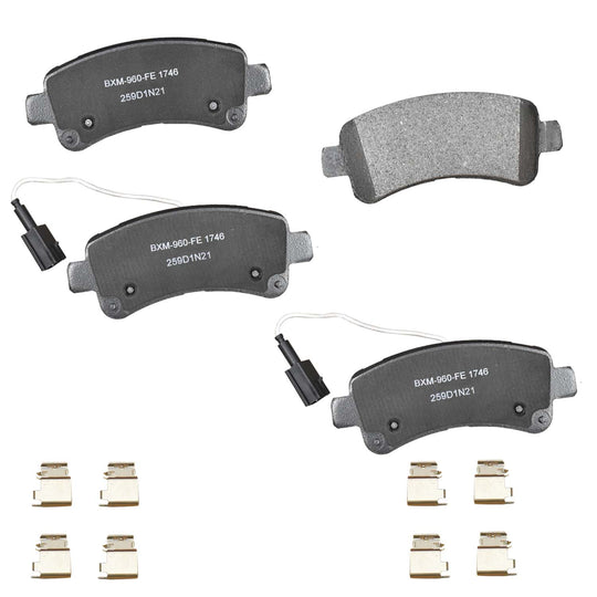 SBM1746 Bendix Premium Semi-Metallic Disc Brake Pads Bendix Canada