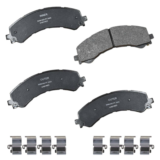 SBM2405 Bendix Premium Semi-Metallic Disc Brake Pads Bendix Canada