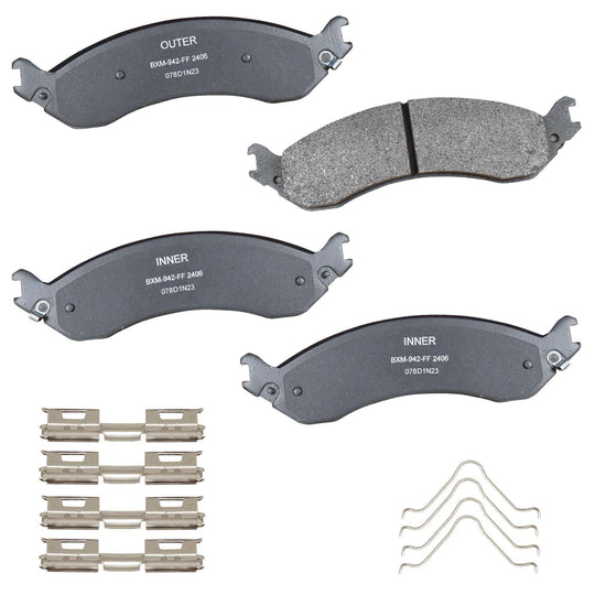 SBM2406 Bendix Premium Semi-Metallic Disc Brake Pads Bendix Canada